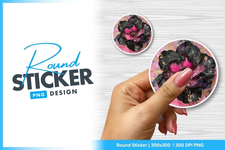 Flower Sticker Png Image 5