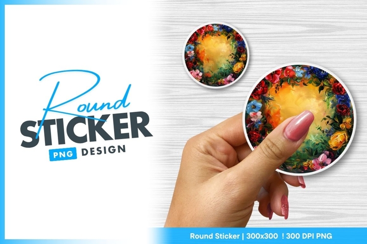 Flower Sticker Png Image 2