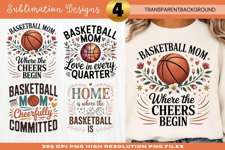 Where The Cheers Begin Basketball Mom PNG