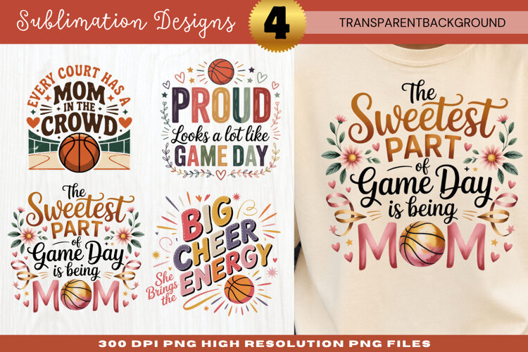 the sweetest part of game day is being mom, basketball mom example image 1