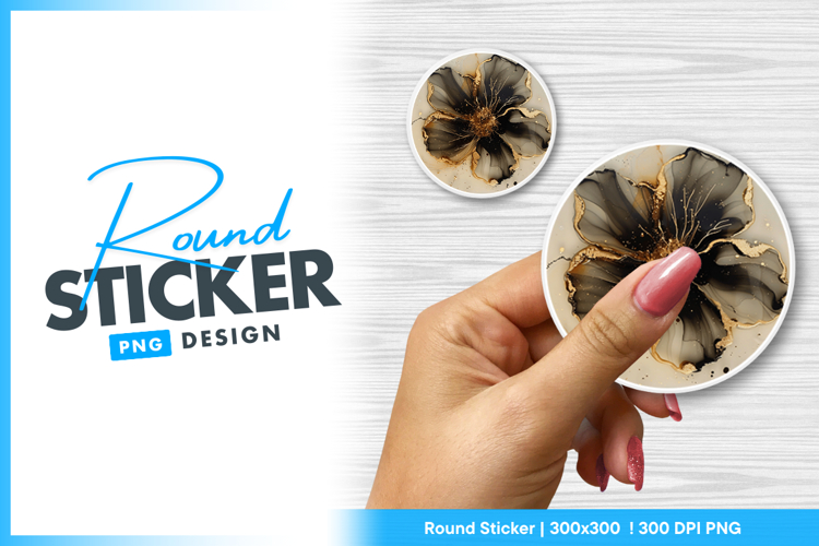 Flower Sticker Png Image 8