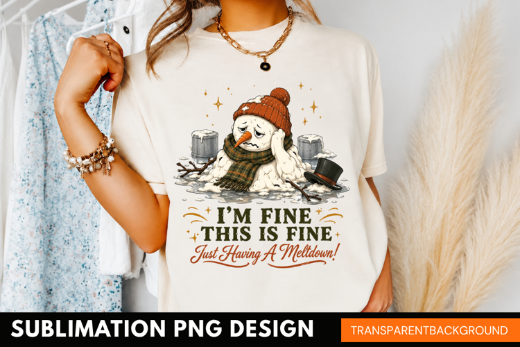im fine this is fine just having a meltdown, funny melting