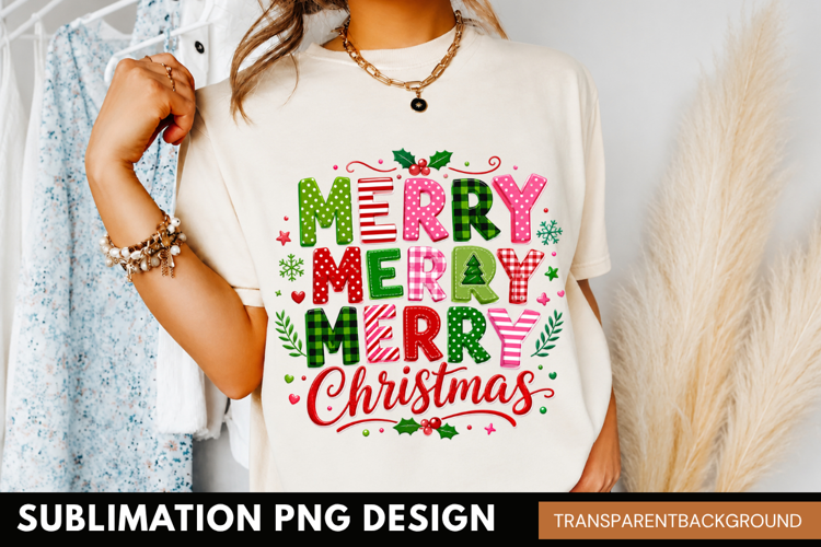 merry merry merry christmas, colorful christmas PNG
