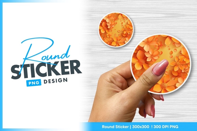 Flower Sticker Png Image 18