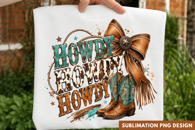 howdy pumpkin howdy, western fall PNG, cowgirl boots pumpkin