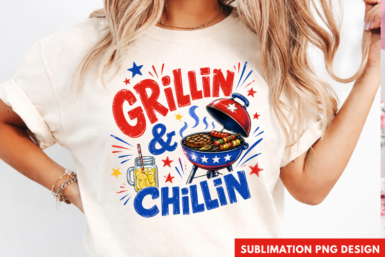 grillin and chillin, bbq grill PNG, barbecue grill shirt