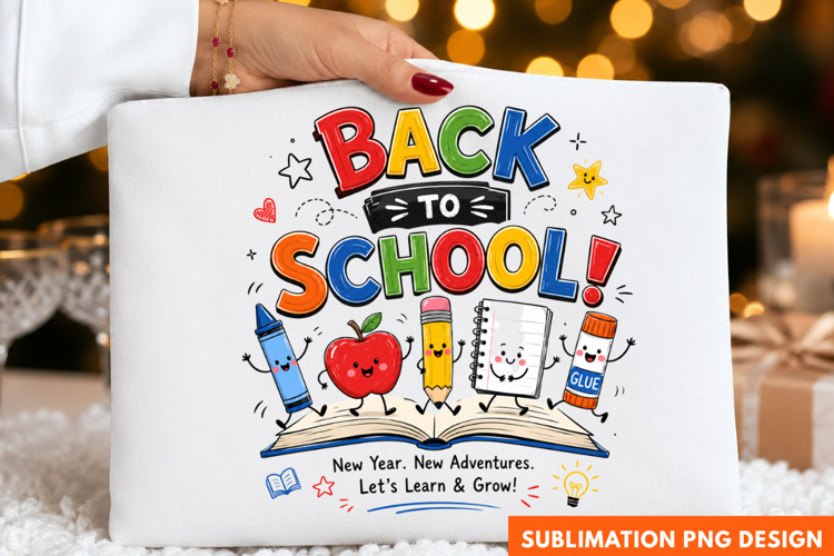 back to school PNG, school bus shirt design, back to school