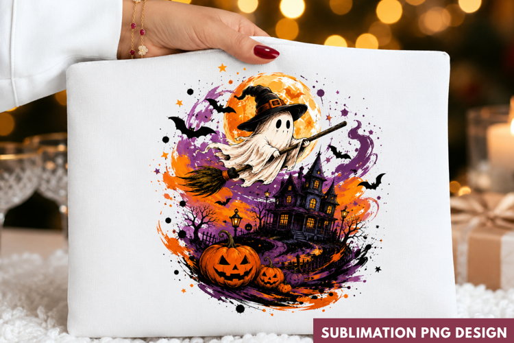 vintage halloween witch PNG, witch black cat shirt design