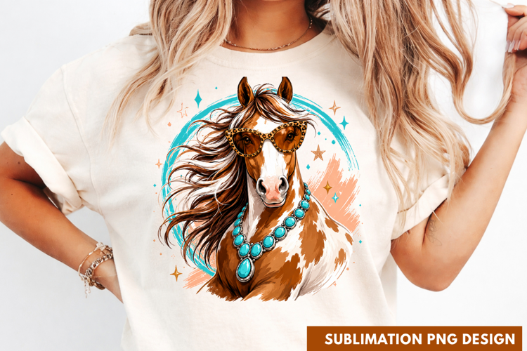 wild horse PNG, western horse shirt design, dreamcatcher