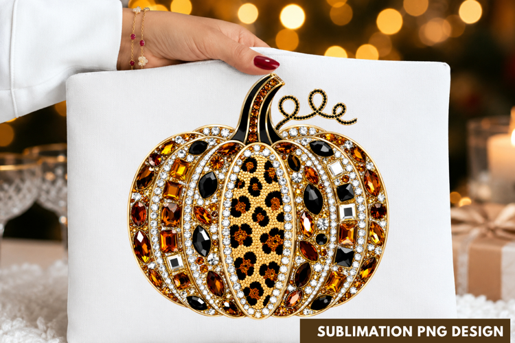 Leopard Print Pumpkin Autumn Harvest Fall Season T-Shirt PNG