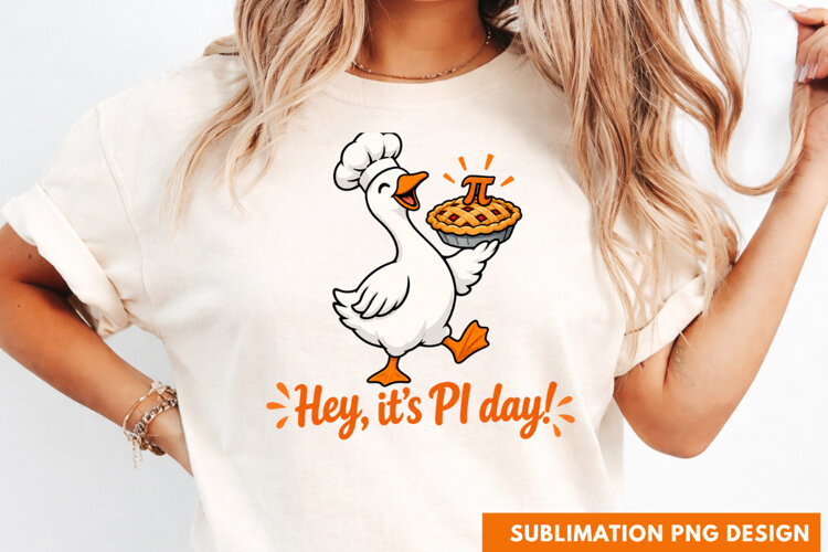 Hey It's Pi Day Funny Chicken Chef Math Science T-Shirt PNG example image 1