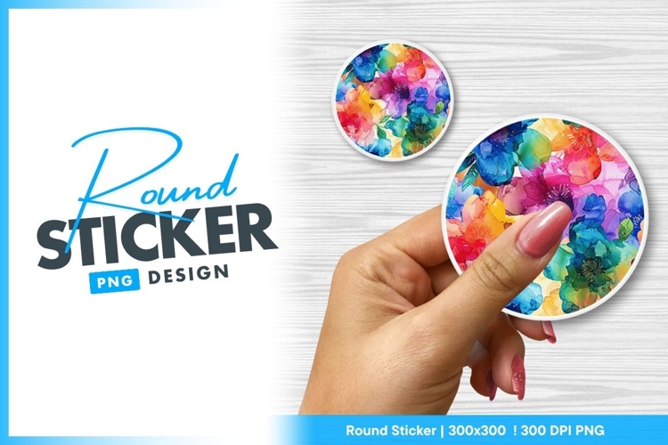 Flower Sticker Png Image 3