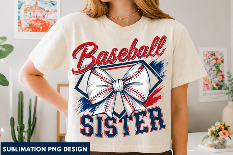 baseball sister png, baseball bow png, baseball png, basebal