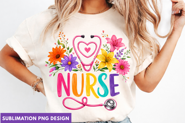 nurse png, floral nurse png, nurse heart png, nursing png,