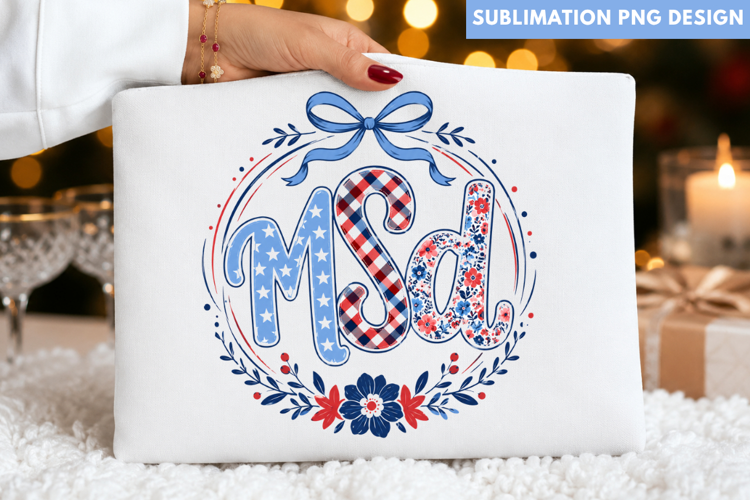 patriotic monogram png, monogram png, patriotic letter png