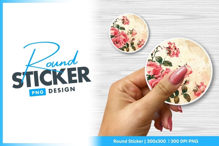 Flower Sticker Png Image 3