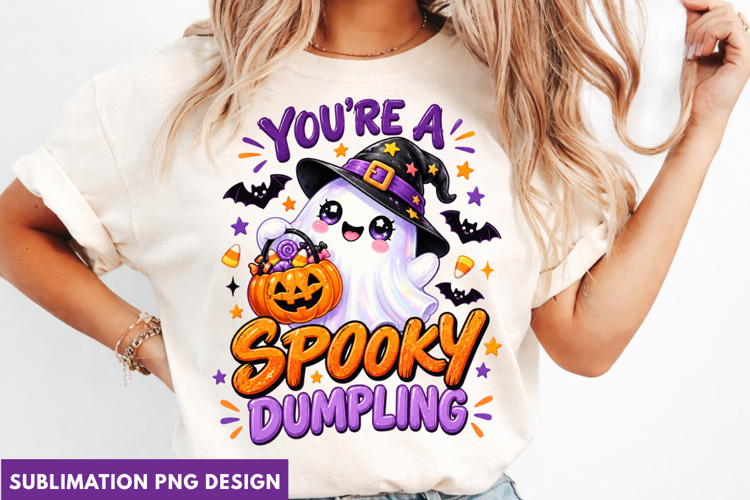 spooky dumpling png, halloween dumpling, cute halloween png,
