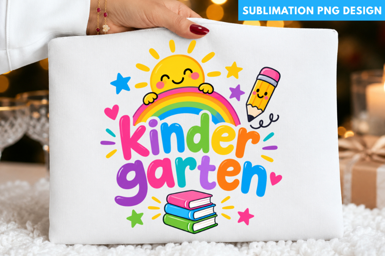 kindergarten teacher png, kindergarten sublimation design