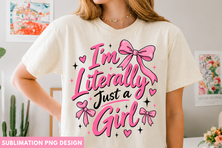 just a girl png, girl bow png, pink bow png, girly png
