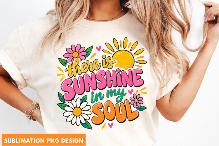 sunshine soul png, sunshine quote png, positive png design,