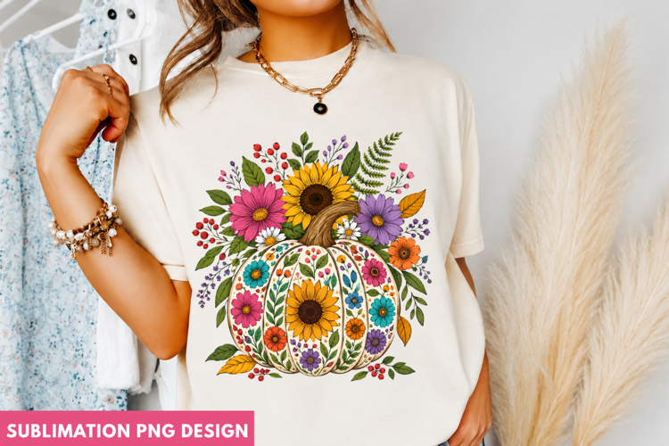 floral pumpkin png, fall pumpkin png, sunflower pumpkin png