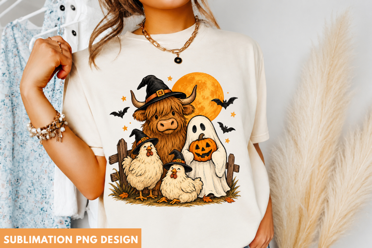 halloween farm png, farm animals png, halloween cow png,