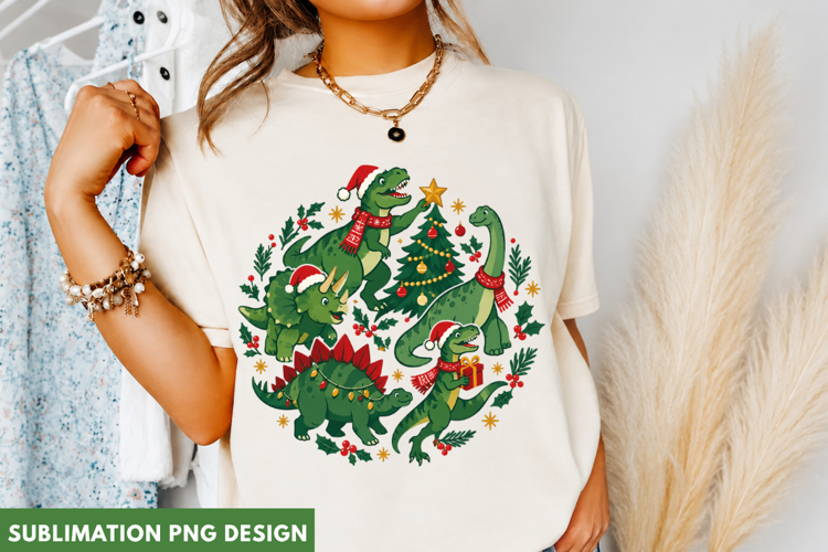 christmas dinosaur png, dinosaur christmas, holiday dinosaur