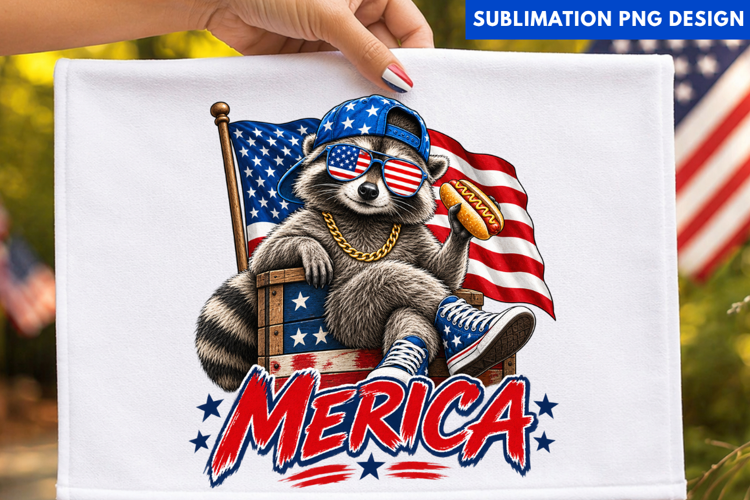 patriotic raccoon png, raccoon png, usa raccoon png, patriot