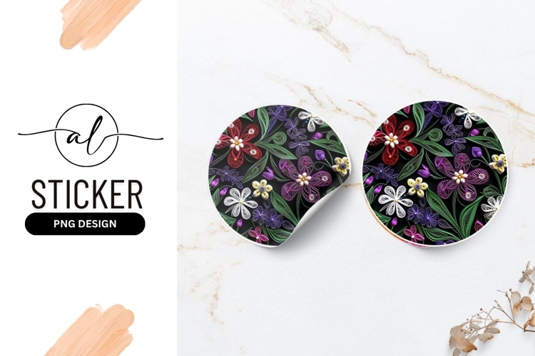 Flower Sticker Png Image 22