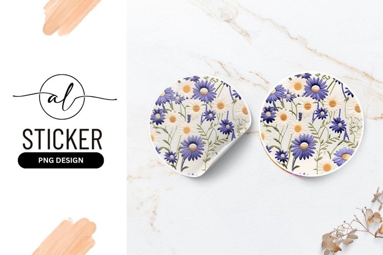 Flower Sticker Png Image 24