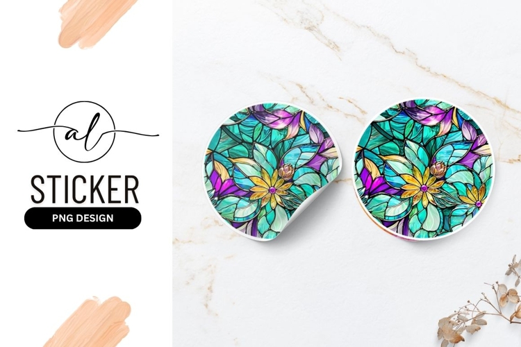 Stained Glass Vector Image 12