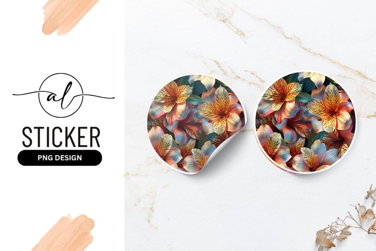Flower Sticker Png Image 22