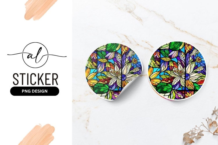 Stained Glass Vector Image 12