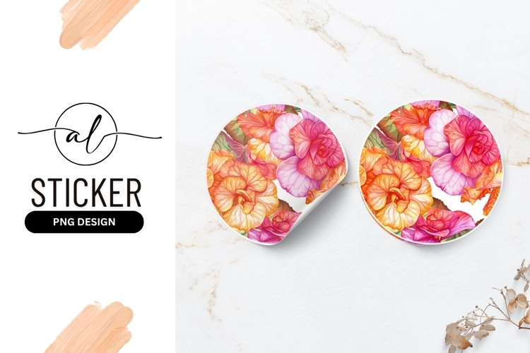 Flower Sticker Png Image 16