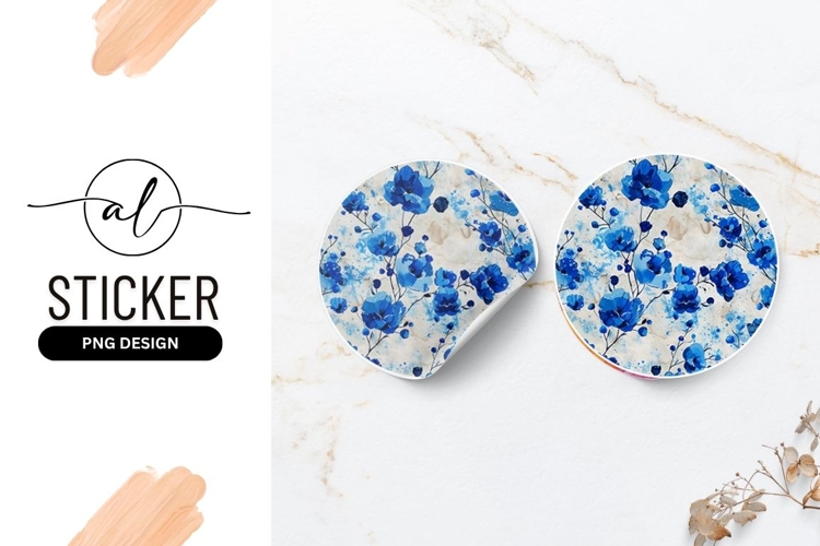 Blue Flowers Clipart
