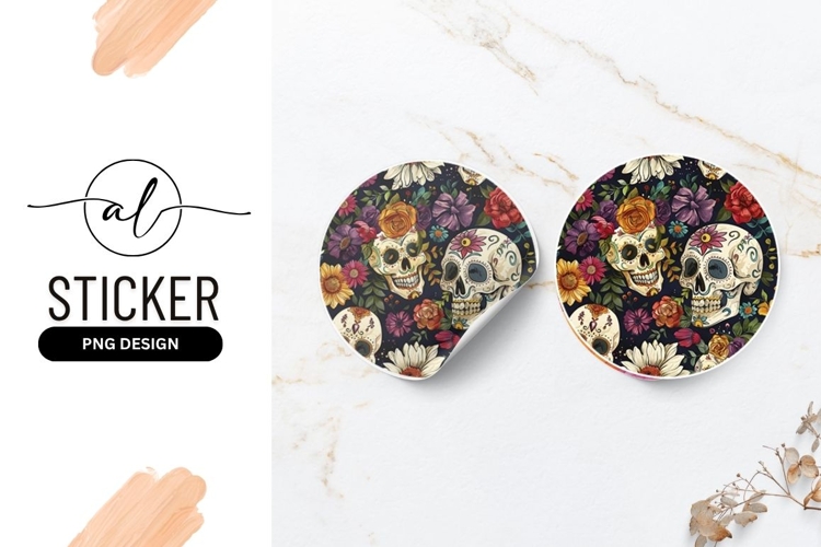 Sugar Skull Clipart Image 9