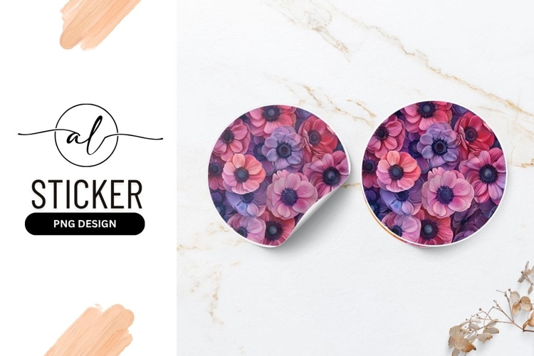 Purple Flower Clipart Image 3
