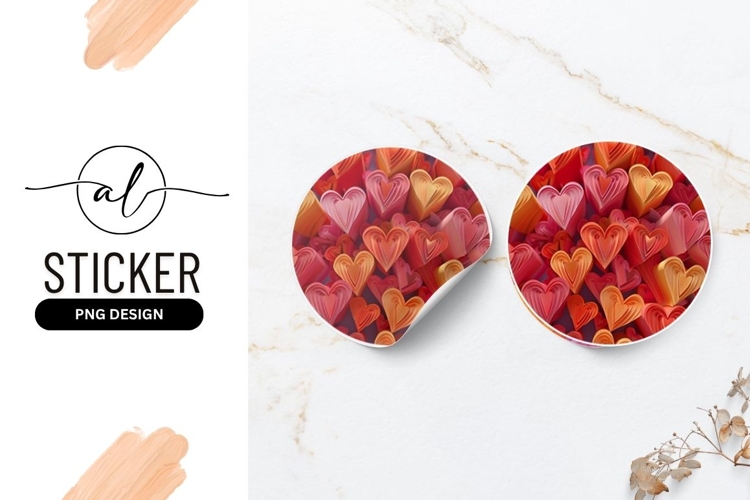 Pink Hearts Clipart Image 20