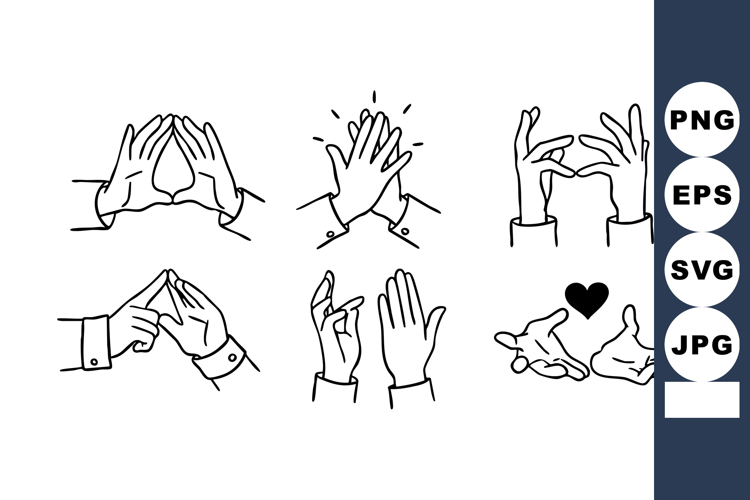 Hand Vector Image 15