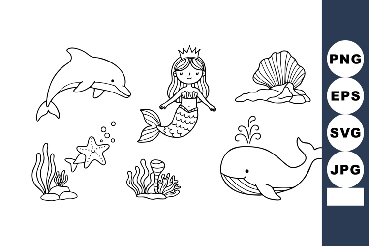 Mermaid Clipart