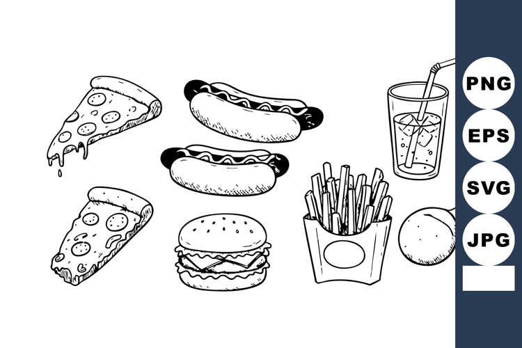 Burger Clipart Image 6