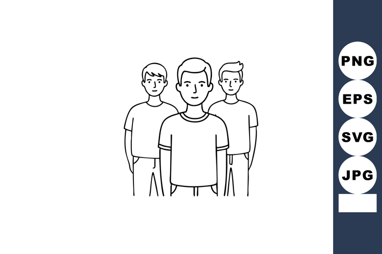 Men Clipart Image 3