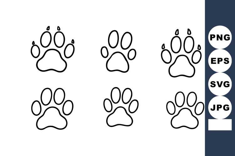 Pawprint Clipart Image 7