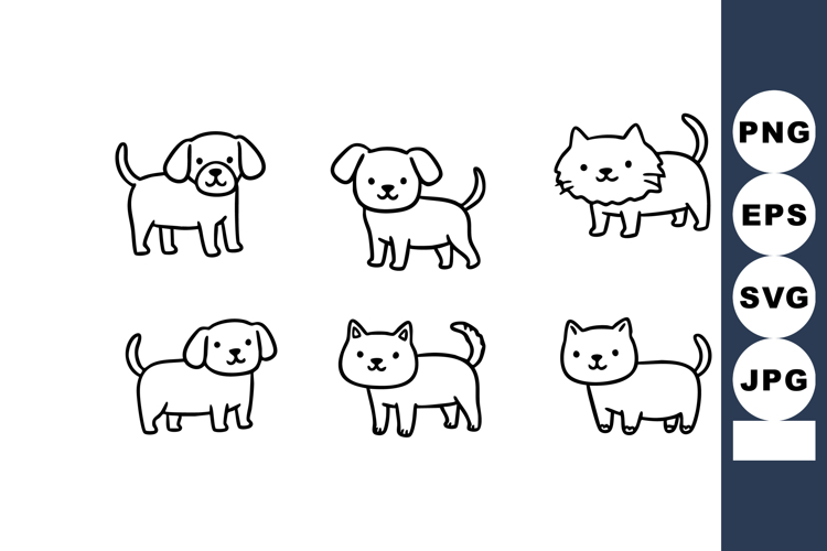 Simple Dog Clipart Image 8