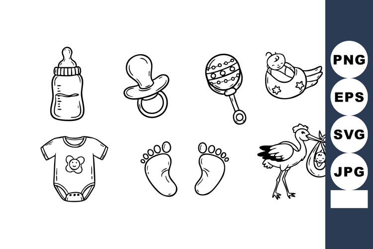 Baby Rattle Clipart Image 8