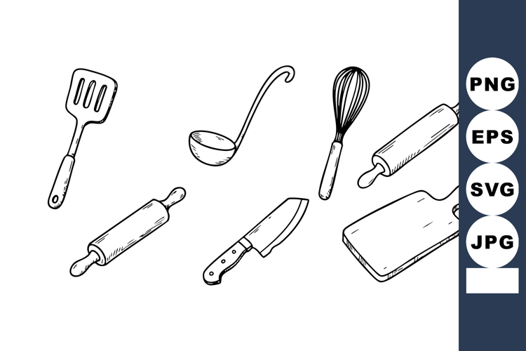 Cooking Utensils Clipart Image 2