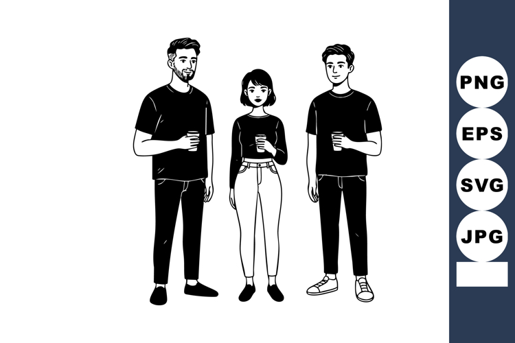 Group Of People Clipart Image 21