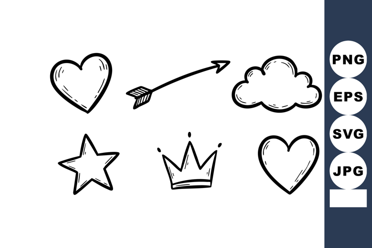 Hand Black And White Clipart Image 22