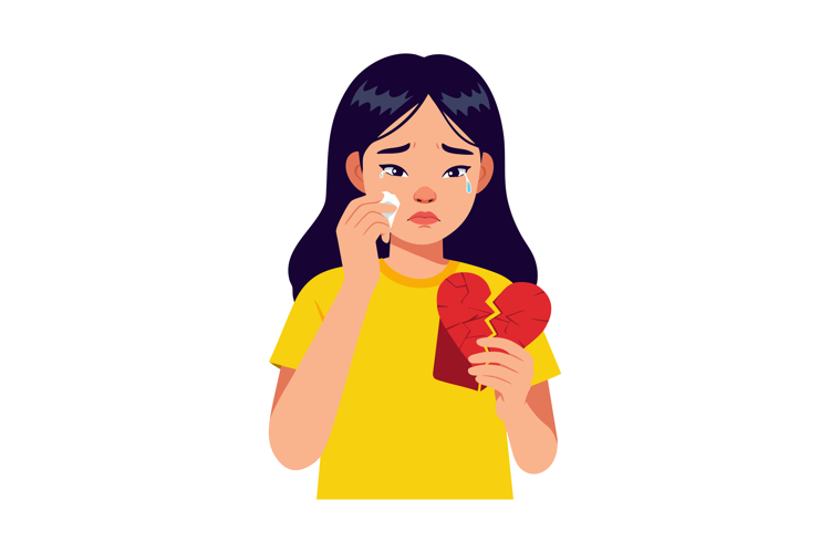 Sad Girl Clipart Image 23