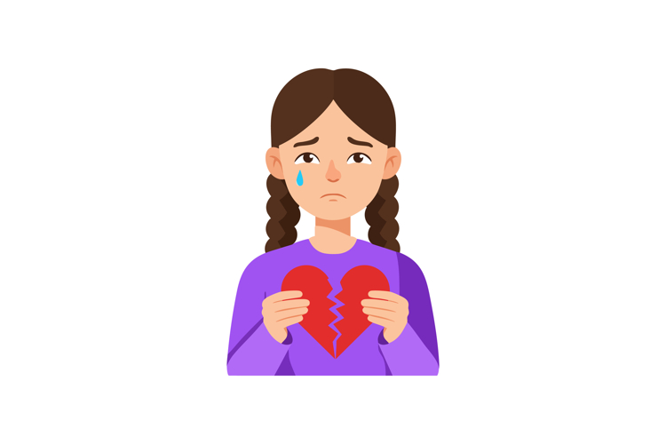 Sad Girl Clipart Image 22